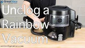 How to Unclog a Rainbow Vacuum - YouTube