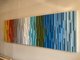 Large Wall Art Wood Slat Wall Panel