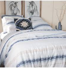 Boho Blue And White Aztec Comforter Set