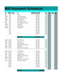 Lease Amortization Schedule Excel Amortization Schedule In Excel