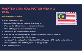 How to check visa status? Malaysia Tourist Visa Cost From India