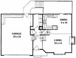 plan 1225 3 bedroom quad level home