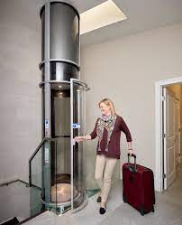 pneumatic home elevator installation