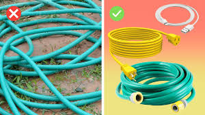 garden hose or electrical cord