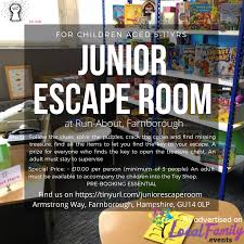 The great escape room tampa. Junior Escape Room At Run About Localfamily Events