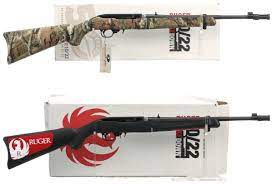 two ruger 10 22 takedown semi automatic