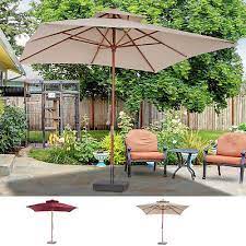 3x3m Patio Garden Sun Umbrella Sunshade