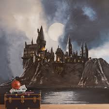 Harry Potter Hogwarts Castle Mural