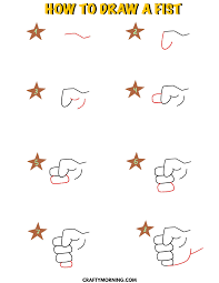 how to draw a fist easy tutorial