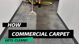 sq feet of dirty commercial carpet
