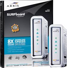 Docsis 3.0 is the next generation of docsis (data over cable services interface specification), an international telecommunications standard that lets a typical docsis 3.0 modem generally offers four or eight channels for downloading, resulting in a speed cap of 172mbps or 344mbps, respectively. Best Buy Arris Surfboard 8 X 4 Docsis 3 0 Cable Modem Silver Sb6141