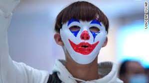 Au wants to protest a controversial bill that has divided hong kong. Joker Is Violent Bloody And Inspiring Some Hong Kong Protesters Cnn