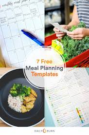 Printable Meal Planning Templates To Simplify Your Life