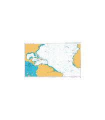British Admiralty Nautical Chart 4012 North Atlantic Oceansouthern Part