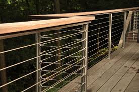 See more ideas about deck railing systems, deck railings, railing. Deck Railing Photo Gallery Stainless Steel Cable Railing With Wooden Handrail Cable Railing Stainless Steel Cable Railing Steel Deck