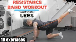 Resistance Band Workout 10 Exercises To Target The Legs