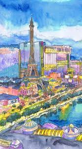 Buy Las Vegas Skyline Wall Art Nevada
