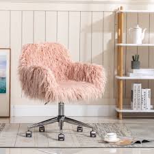 faux fur office desk chair fluffy
