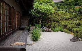 Zen Garden Background Japanese Rock