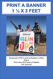 cleanup flyer national cleanup day