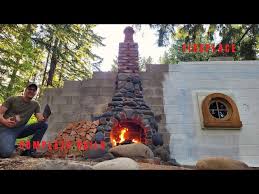 Hobbit Hole Outdoor Fireplace Build