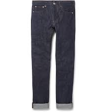 A P C Petit Standard Slim Fit Dry Selvedge Denim Jeans