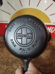 Fully Red Griswold 3 Cast Iron