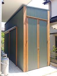 平塚市 s邸 サーフボードシェッド d shed our works d paradise ディーパラダイス 小屋作り ストックヤード 物置小屋の作り方