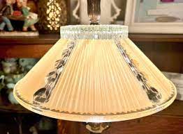 Vintage Glass Lamp Shade And Ceiling