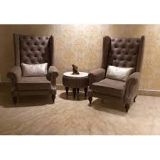 modern brown leather sofa chair set