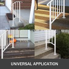 Choose from our extensive list of surface and wall mounted railing kits. Building Supplies Handrail Handrail Picket 2 Fits 2 Or 3 Steps Mattle Wrought Iron Handrail Stair Rail With Installation Kit Hand Rails For Outdoor Steps Black Building Materials