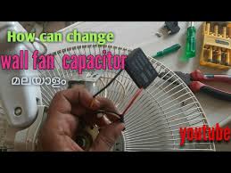 wallfan pedestal fan capacitor change