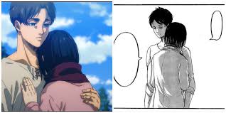 on an finale eren and mikasa