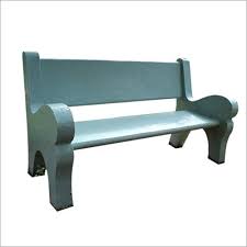 seater paint coated rcc garden bench