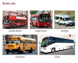 bus 1 noun definition pictures