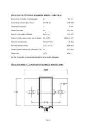 Structural Calculation Curtain Wall Sample Design