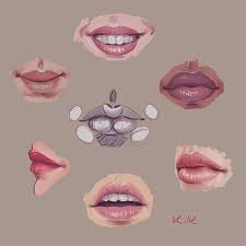 But digital art can be a tad easier if you have the right workflow. 100 Drawings Of Lips Mouths Teeth