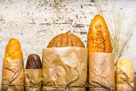 bread comes wrapped in brown paper bags