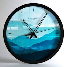 Blue Valley Big Designer Wall Clock