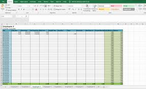 Monthly And Weekly Timesheets Free Excel Timesheet Template All