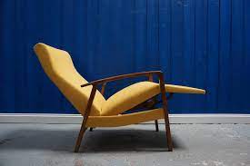 Wood type please select an option add to cart whoa! Mid Century Danish Recliner Armchair In Yellow From 1960 S Vinterior