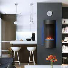 Vertical Mount Electric Fireplace