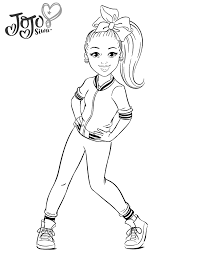 I'm jojo, all i talk about it how excited i am to go on tour! Jojo Siwa Coloring Pages Free Printable Coloring Pages For Kids