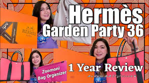 296 hermes garden party 36 1 year