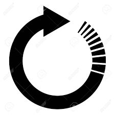 Circle Arrow With Tail Effect Circular Arrows Refresh Update