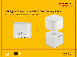 delock 63331 docking and copy station