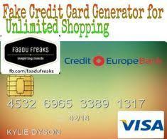 Prepostseo tool does not only generate fake address but it can also be used for fake name generator, fake credit card generator, fake email generator, and fake company name generator. Aircraft Shining Manual Fake Credit Card Generator With Money Whisksandwit Com