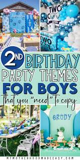 25 best 2nd birthday themes for boys