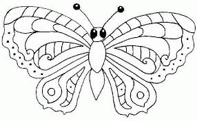 Butterfly coloring pages are created both for toddlers who are just starting to explore the world around them, and for older children with many small details. Butterfly Template Coloring Page Coloring Home
