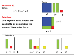 Math Example Algebra Tiles Example 30